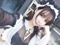 [Cosplay] 亚马逊鲶鱼 黑色透明女仆 [33P-432MB]