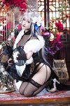[Cosplay] 洛璃LoLiSAMA 碧蓝航线 路易九世旗袍 [43P-869MB]