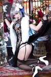 [Cosplay] 洛璃LoLiSAMA 碧蓝航线 路易九世旗袍 [43P-869MB]