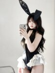 [Cosplay] 真宝 - 黑丝兔兔