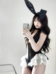 [Cosplay] 真宝 - 黑丝兔兔