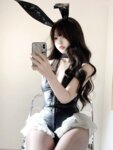 [Cosplay] 真宝 - 黑丝兔兔