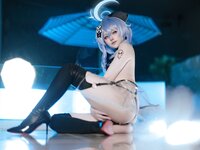 [Cosplay] 屿鱼 蔚蓝档案 亚子 同人透明护士 [31P-298MB]