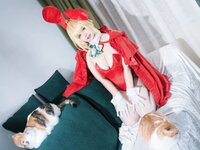 [Cosplay] 阿半今天很开心 FGO 尼禄圣诞节 [71P-579MB]