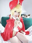 [Cosplay] 阿半今天很开心 FGO 尼禄圣诞节 [71P-579MB]