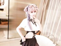 [Cosplay] 阿雪雪 - 居家女高