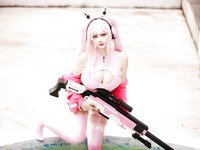 [Cosplay] 阿雪雪 - 爱丽丝泳装