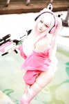 [Cosplay] 阿雪雪 - 爱丽丝泳装