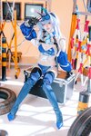 [Cosplay] 屿鱼 碧蓝航线 花园赛车服 [82P-783MB]