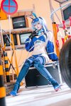 [Cosplay] 屿鱼 碧蓝航线 花园赛车服 [82P-783MB]