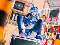 [Cosplay] 屿鱼 碧蓝航线 花园赛车服 [82P-783MB]