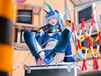 [Cosplay] 屿鱼 碧蓝航线 花园赛车服 [82P-783MB]