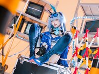 [Cosplay] 屿鱼 碧蓝航线 花园赛车服 [82P-783MB]