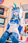 [Cosplay] 屿鱼 碧蓝航线 花园赛车服 [82P-783MB]