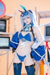 [Cosplay] 屿鱼 碧蓝航线 花园赛车服 [82P-783MB]
