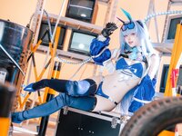 [Cosplay] 屿鱼 碧蓝航线 花园赛车服 [82P-783MB]