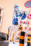 [Cosplay] 屿鱼 碧蓝航线 花园赛车服 [82P-783MB]