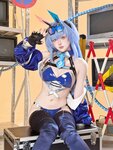 [Cosplay] 屿鱼 碧蓝航线 花园赛车服 [82P-783MB]