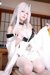 [Cosplay] 清水由乃 碧蓝航线 白凤和服 [76P1V-1.64GB]