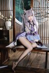 [Cosplay] 雪琪SAMA 刻晴 [50P1V-3.27GB]