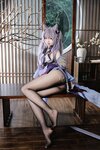 [Cosplay] 雪琪SAMA 刻晴 [50P1V-3.27GB]