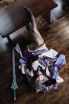 [Cosplay] 雪琪SAMA 刻晴 [50P1V-3.27GB]