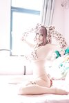 [Cosplay] 阿雪雪 - 豹纹内衣