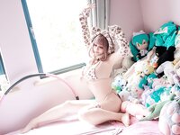 [Cosplay] 阿雪雪 - 豹纹内衣