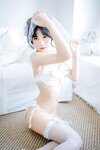 [Cosplay] 萌芽儿o0 白婚纱 蝴蝶结内衣 [23P-199MB]