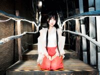[Cosplay] 萌芽儿o0 透明巫女 [14P-93MB]