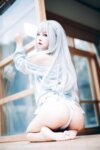 [Cosplay] 萌芽儿o0 白泳装 [25P-670MB]
