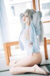 [Cosplay] 萌芽儿o0 白泳装 [25P-670MB]