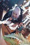 [Cosplay] 阿半今天很开心 开裆裤恶魔 [75P2V-305MB]