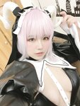[Cosplay] 阿半今天很开心 开裆裤恶魔 [75P2V-305MB]