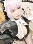 [Cosplay] 阿半今天很开心 开裆裤恶魔 [75P2V-305MB]