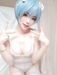 [Cosplay] 钛合金TiTi - 绫波内衣