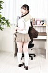 [Lovepop] Kozue Fujita 藤田こずえ - No.L-0690 Photoset #009 School Uniform (Sailor)