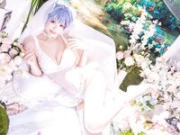 [Cosplay] 千反田鹿子 - 新世纪福音战士 绫波丽花嫁