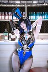 [Cosplay] Natsuko夏夏子 原神 夜兰兔女郎 [74P1V-157MB]