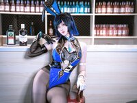 [Cosplay] Natsuko夏夏子 原神 夜兰 [74P1V-974MB]