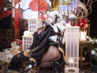 [Cosplay] 萌芽儿o0 白兔和服 [18P-266MB]