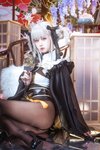 [Cosplay] 萌芽儿o0 白兔和服 [18P-266MB]