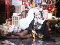 [Cosplay] 萌芽儿o0 白兔和服 [18P-266MB]