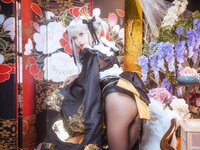 [Cosplay] 萌芽儿o0 白兔和服 [18P-266MB]