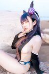 [Cosplay] 阿半今天很开心 紫式部水着 [25P-245MB]