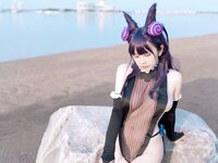 [Cosplay] 阿半今天很开心 紫式部水着 [25P-245MB]