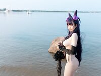 [Cosplay] 阿半今天很开心 紫式部水着 [25P-245MB]