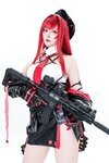 [Cosplay] Natsuko夏夏子 Nikke胜利女神 拉毗·小红帽 [77P-462MB]