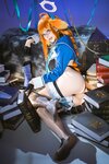 [Cosplay] 是一只熊仔吗 蔚蓝档案 圆堂志美子·邪恶女干部 [40P-130MB]