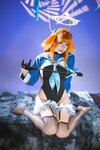 [Cosplay] 是一只熊仔吗 蔚蓝档案 圆堂志美子·邪恶女干部 [40P-130MB]